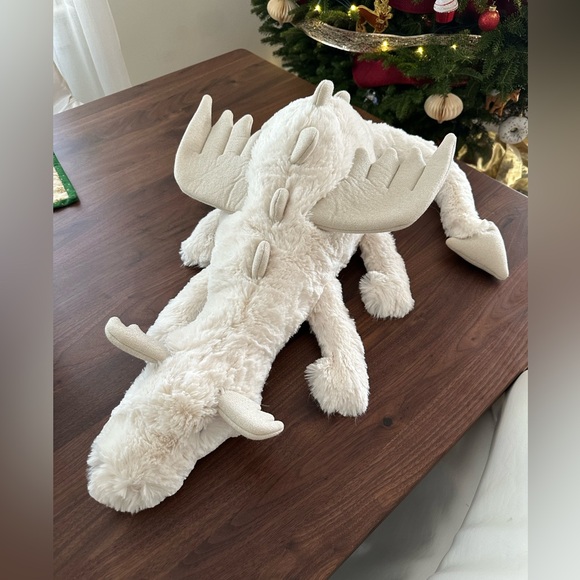 Jellycat Huge Snow Dragon Plush - Picture 1 of 4